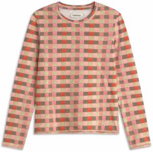 Thinking MU Tričko 'Brisa'  svetlozelená / ružová / červená