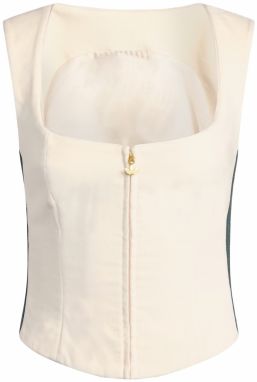 ADIDAS ORIGINALS Top 'VELVET CORSET'  čierna / biela