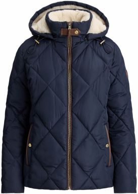 Lauren Ralph Lauren Zimná bunda 'DIA'  námornícka modrá / hnedá