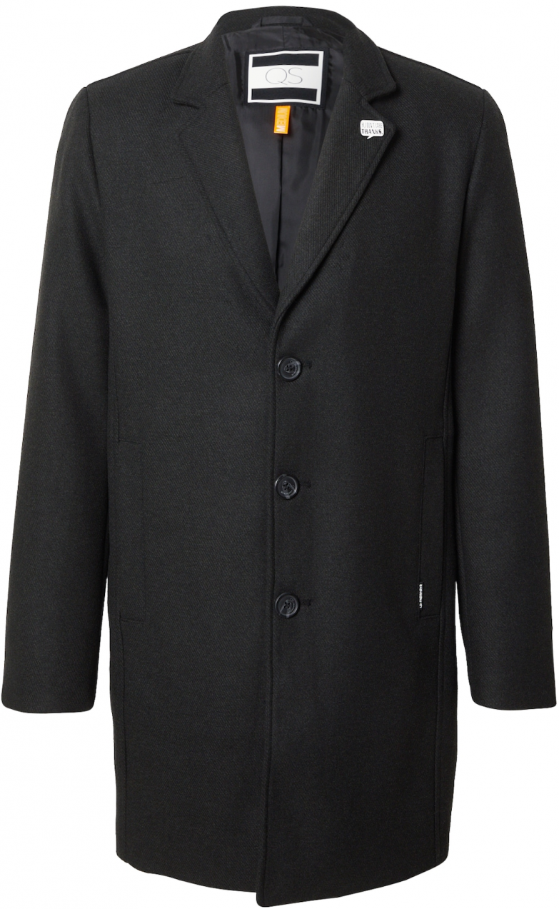 QS Prechodný kabát  čierna