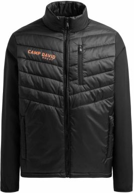 CAMP DAVID Prechodná bunda 'Keep Focused'  oranžová / čierna