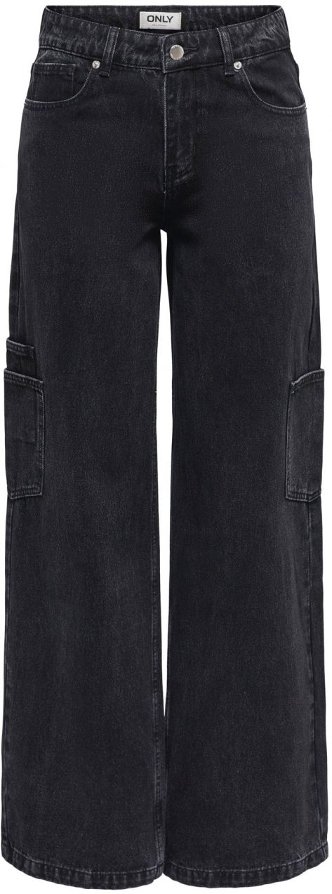 ONLY Džínsy 'ONLKIRA'  čierna melírovaná