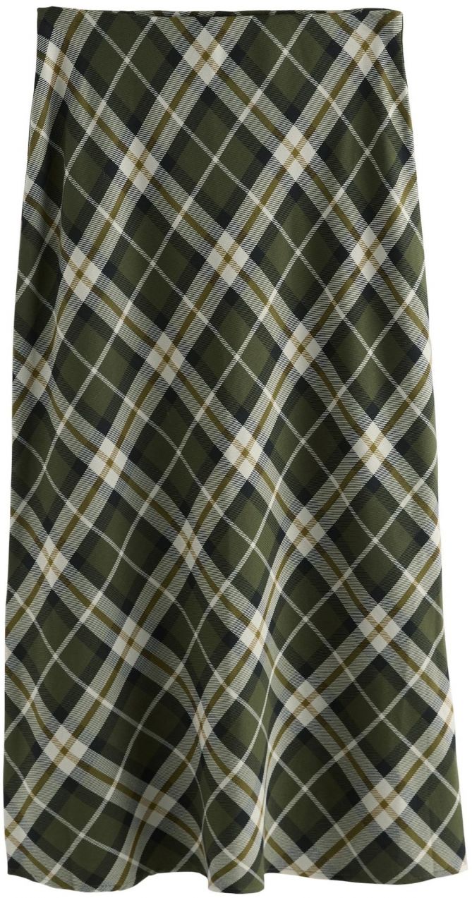 Next Sukňa  zelená / olivová / čierna / biela