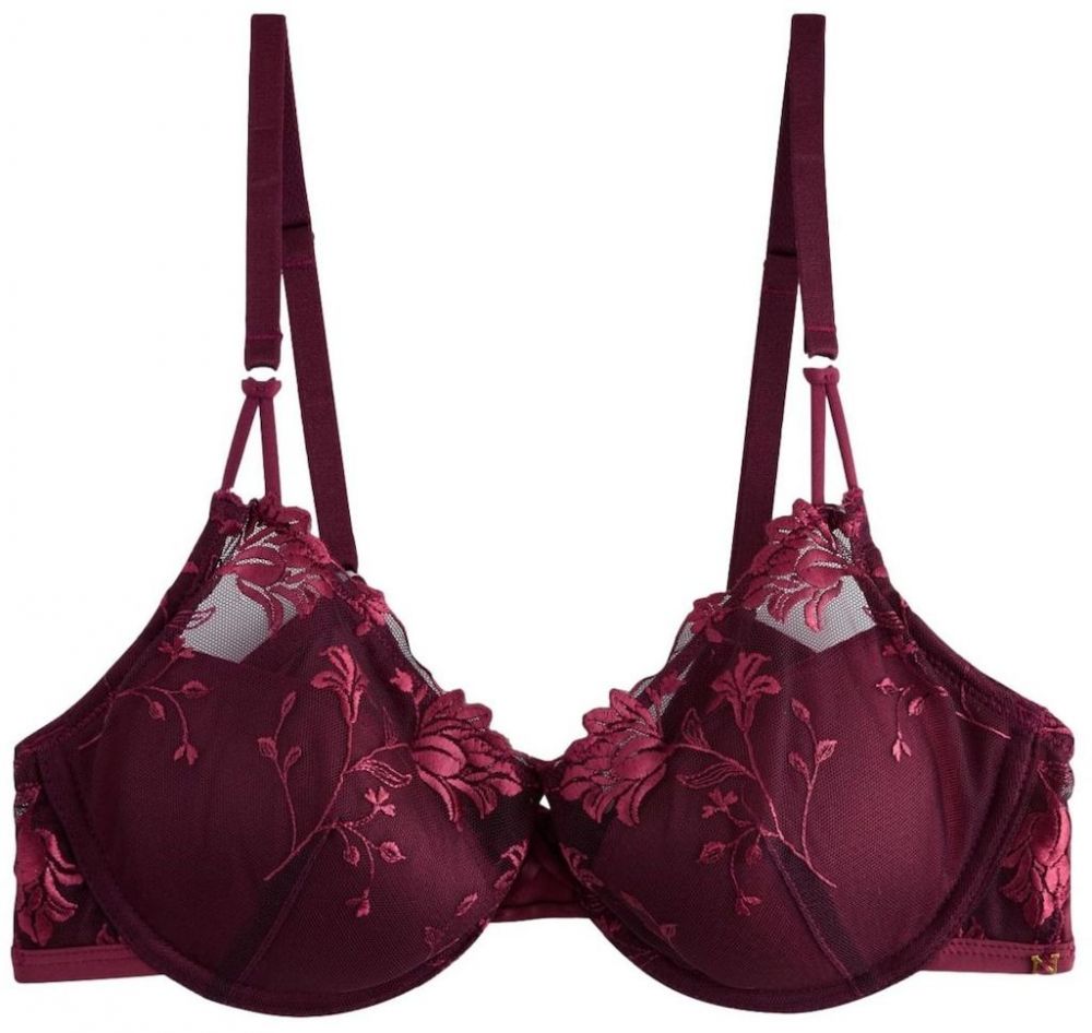 Next Podprsenka 'Premium'  vínovo červená