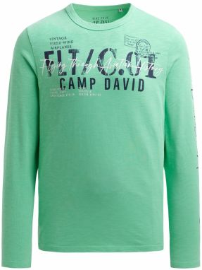CAMP DAVID Tričko  námornícka modrá / antracitová / mätová / biela
