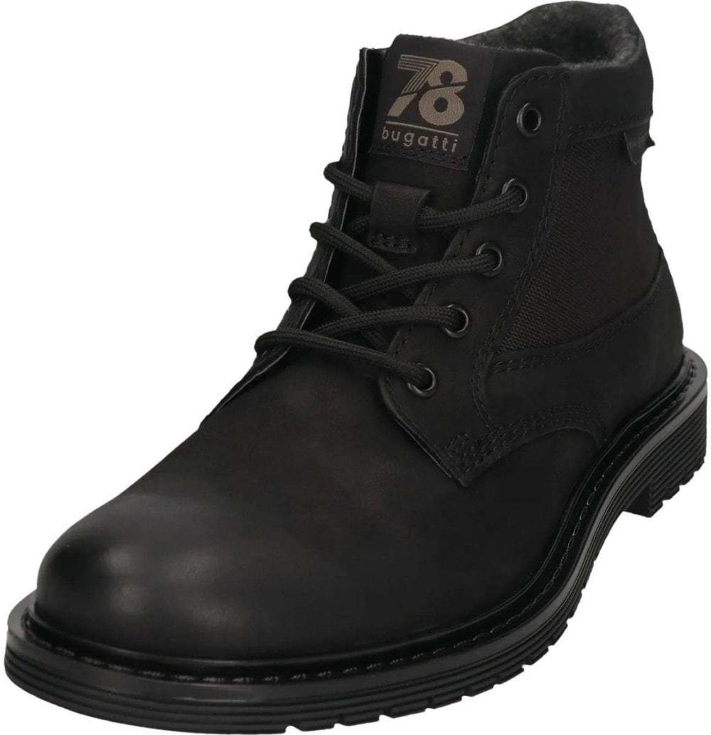 bugatti Šnurovacie čižmy  čierna