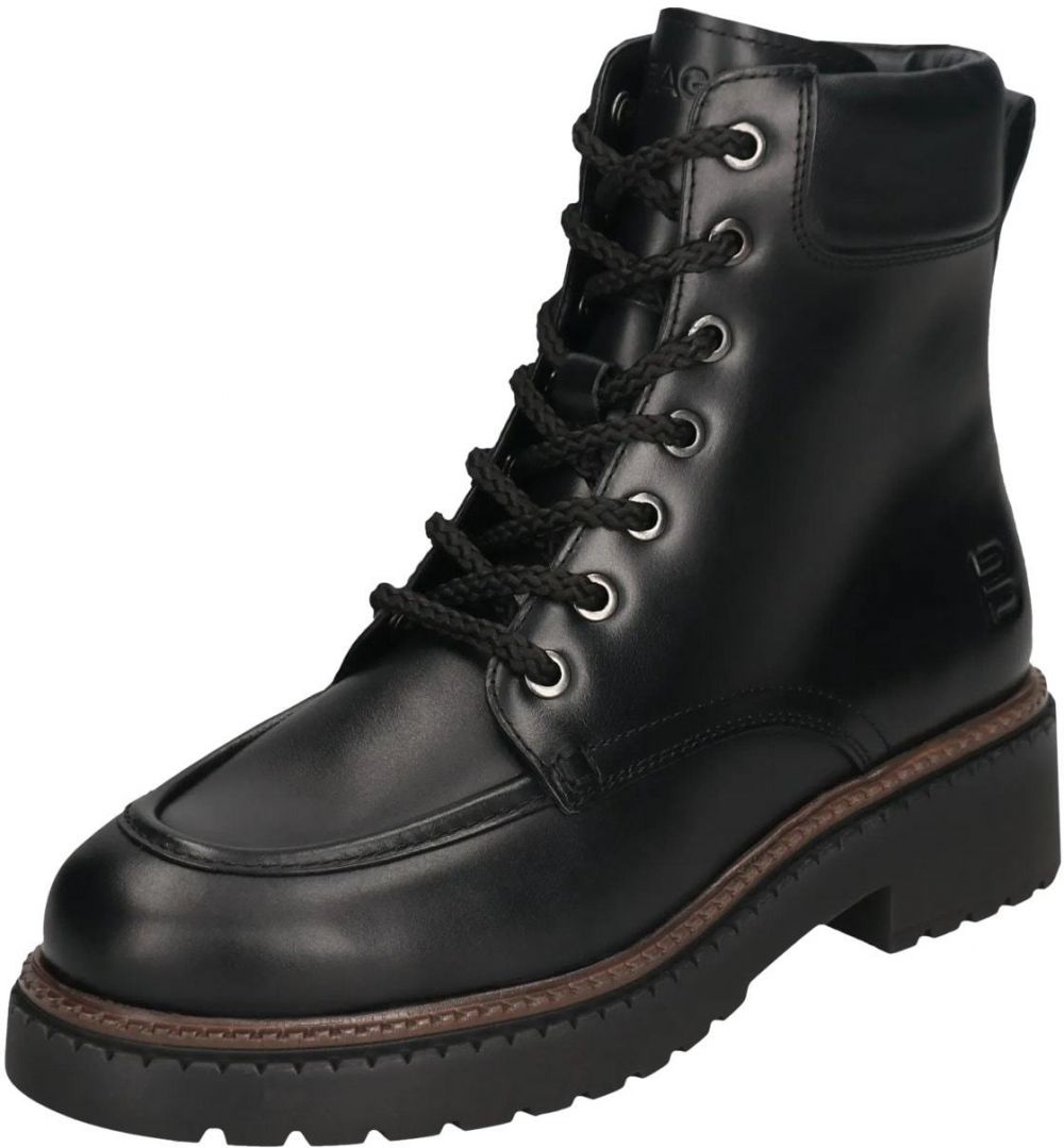 TT. BAGATT Šnurovacie čižmy  čierna