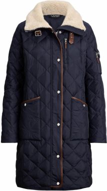 Lauren Ralph Lauren Petite Zimný kabát 'DI'  námornícka modrá