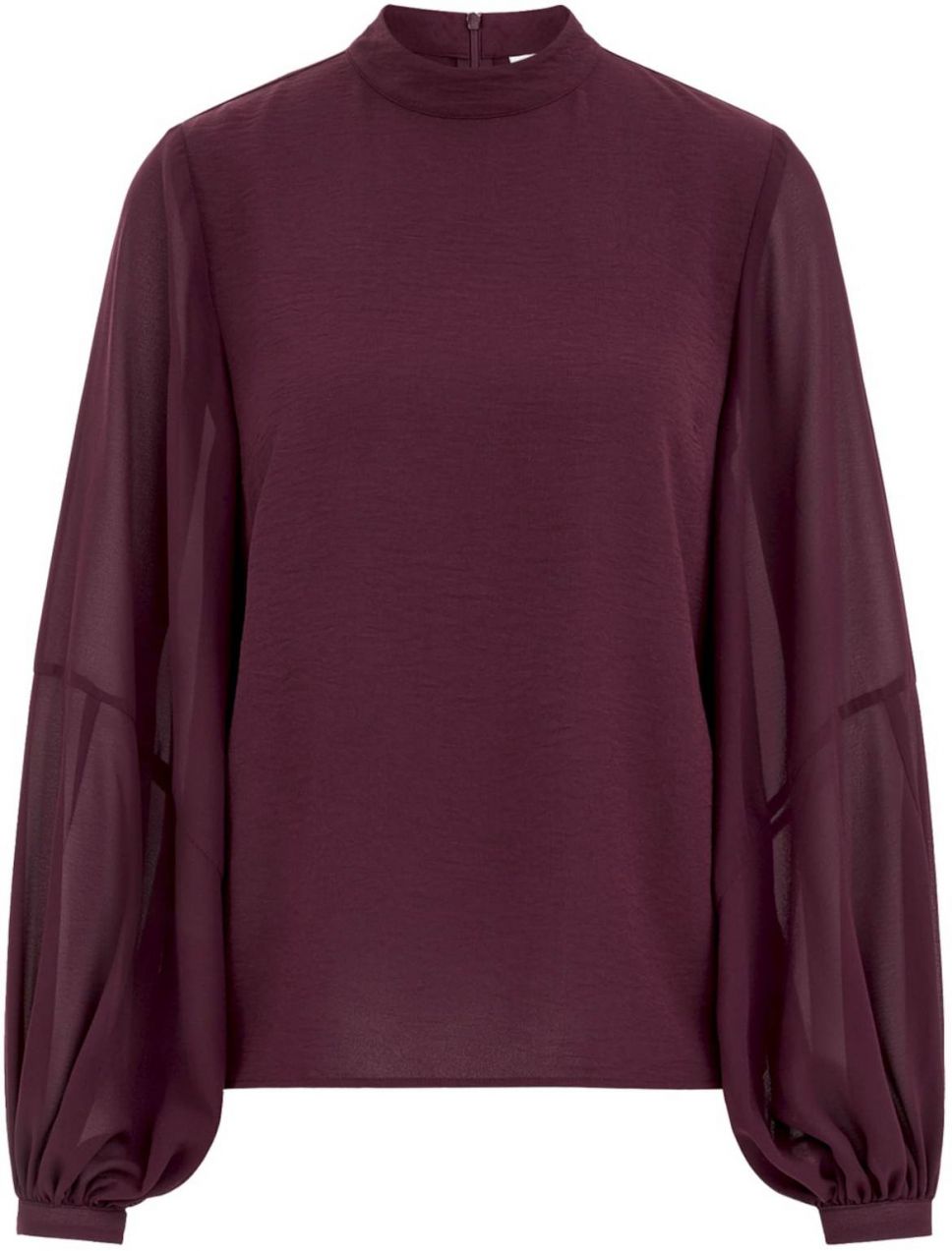 WE Fashion Blúzka  baklažánová