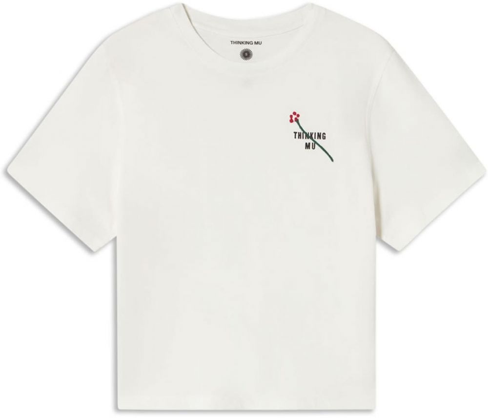 Thinking MU Tričko 'Lucia'  zelená / červená / biela