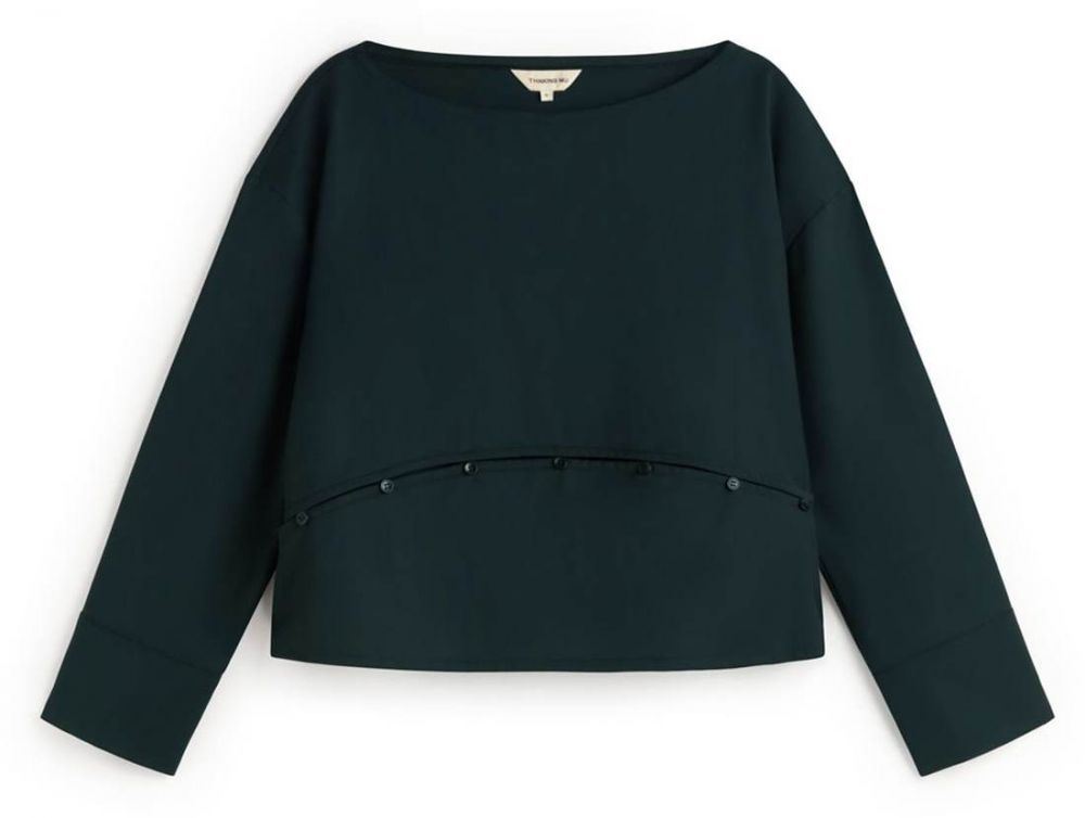 Thinking MU Tričko 'Marion'  tmavozelená