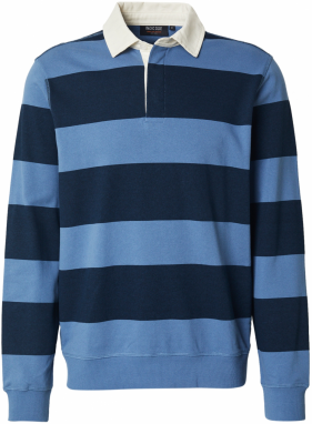 INDICODE JEANS Mikina 'Disnar'  námornícka modrá / nebesky modrá