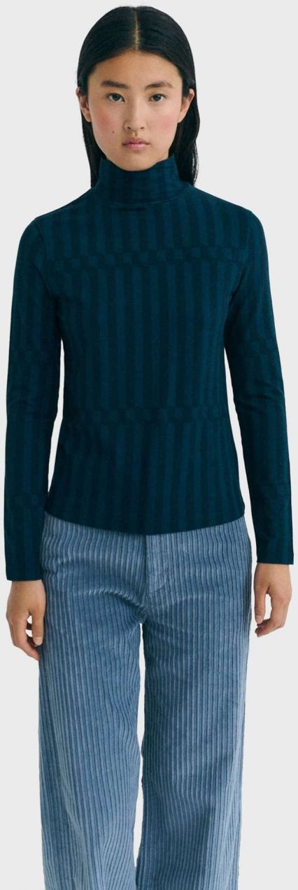 Thinking MU Sveter 'Ellen'  námornícka modrá / petrolejová