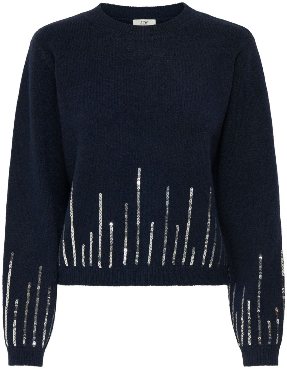 JDY Sveter  tmavomodrá / strieborná