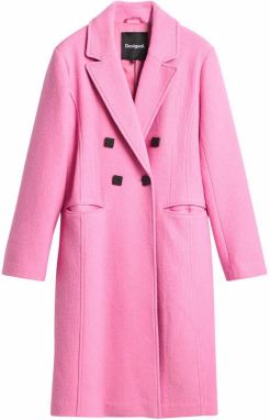 Desigual Zimný kabát  ružová