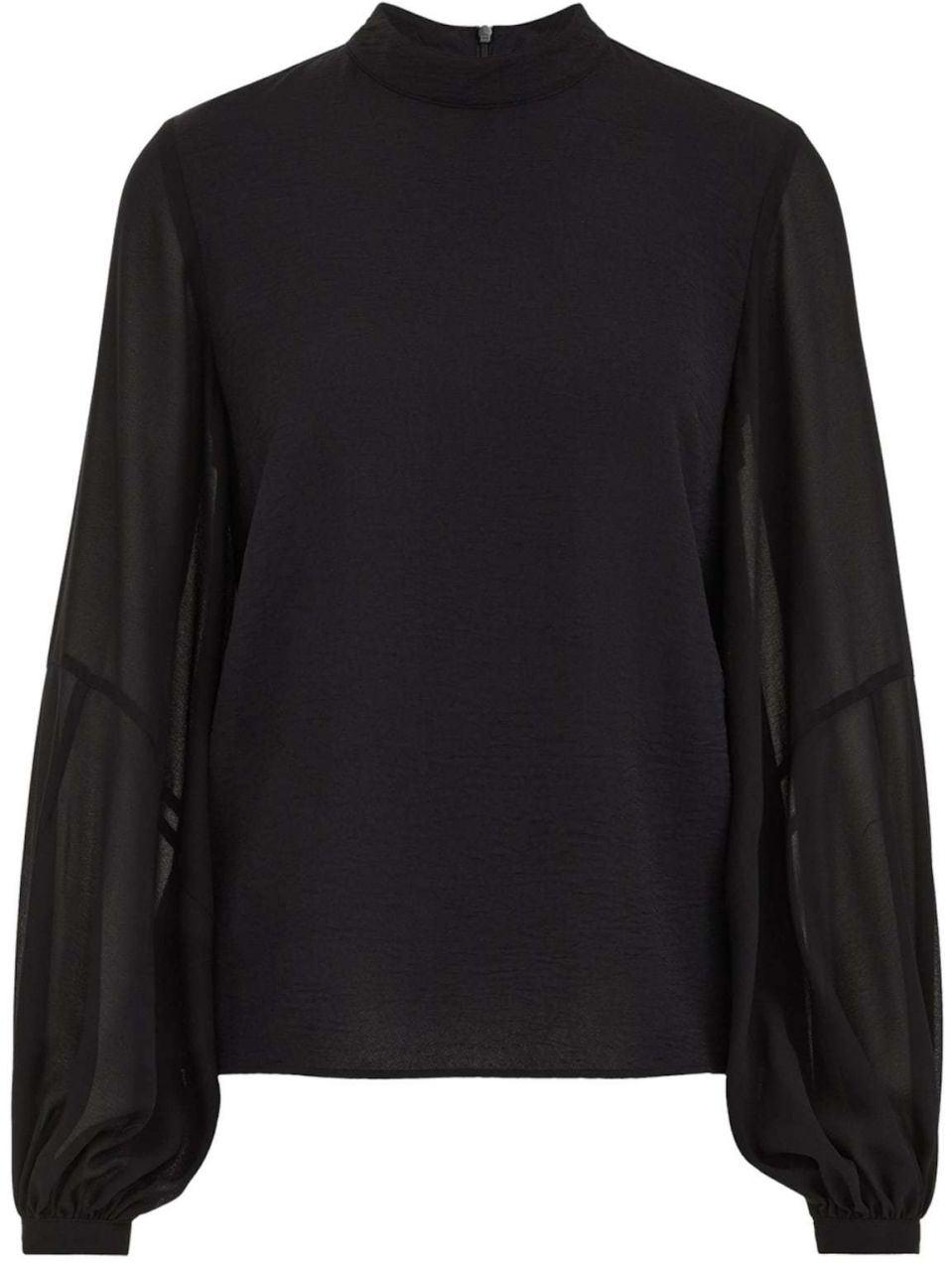 WE Fashion Blúzka  čierna