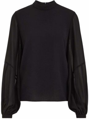 WE Fashion Blúzka  čierna