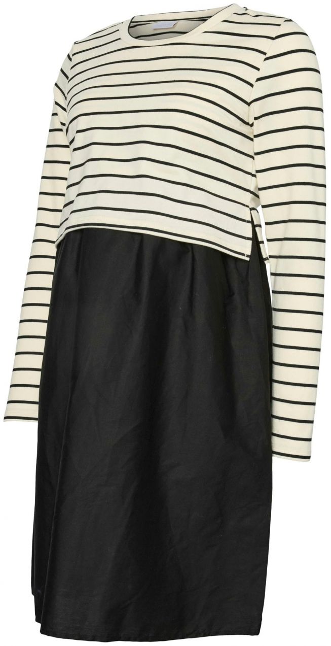 MAMALICIOUS Šaty  krémová / čierna