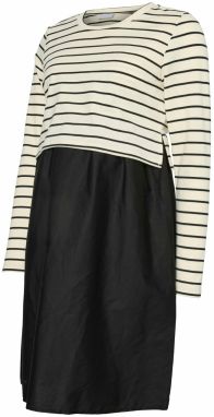 MAMALICIOUS Šaty  krémová / čierna