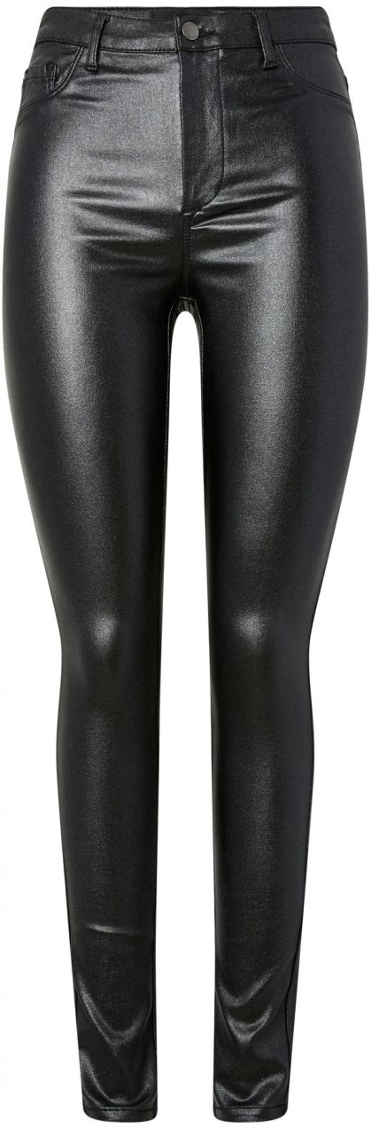 PIECES Nohavice 'PCHighskin'  čierna