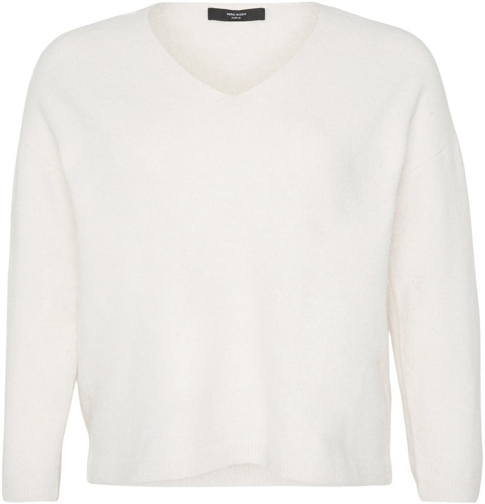 Vero Moda Curve Sveter 'BESTI'  krémová