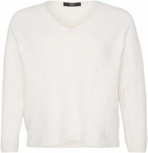 Vero Moda Curve Sveter 'BESTI'  krémová