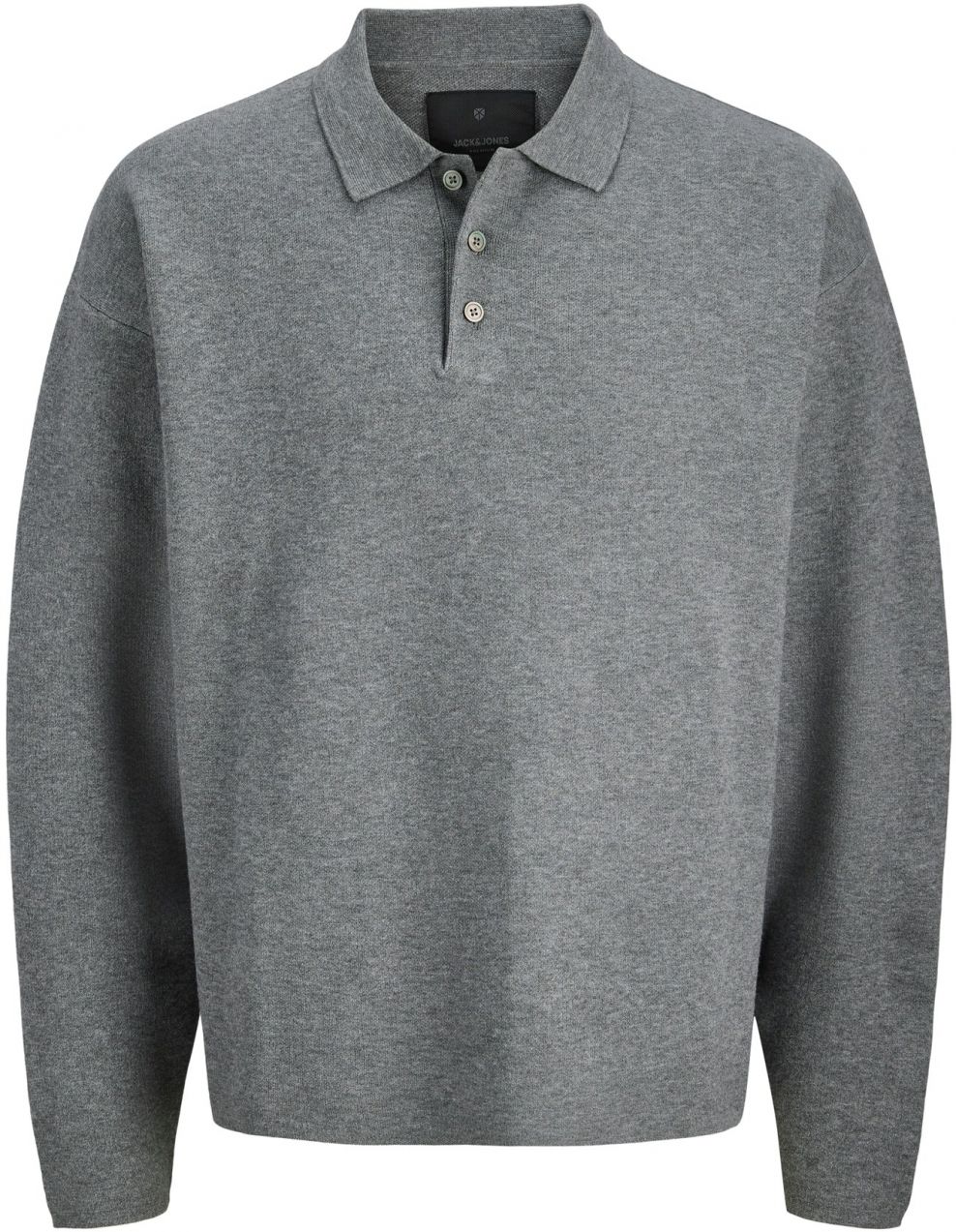Jack & Jones Premium Sveter 'JPRBLABRADFORT'  sivá melírovaná