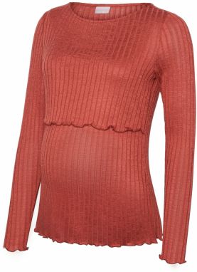 MAMALICIOUS Tričko  tmavočervená