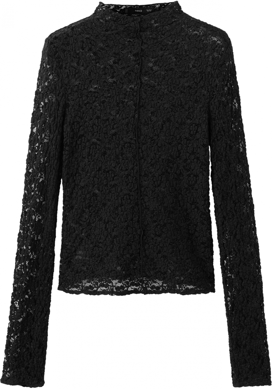 MANGO Tričko 'XSELENA'  čierna