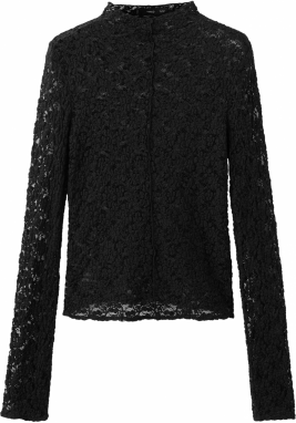 MANGO Tričko 'XSELENA'  čierna