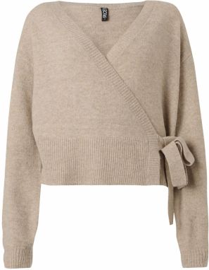 PIECES Kardigán  béžová