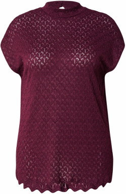 ONLY Carmakoma Blúzka 'AUBREY'  vínovo červená