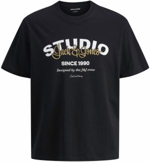 JACK & JONES Tričko 'JJYUKI'  svetložltá / čierna / biela