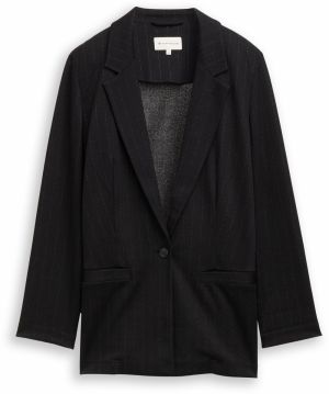 TOM TAILOR Blejzer  čierna / biela