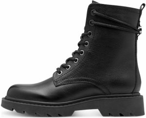 Tamaris Šnurovacie členkové čižmy  čierna