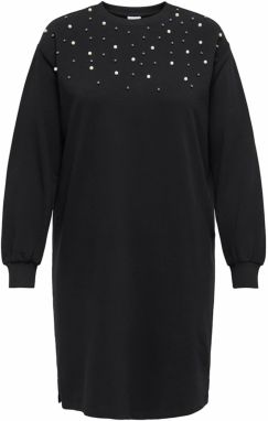 ONLY Carmakoma Šaty  čierna / perlovo biela