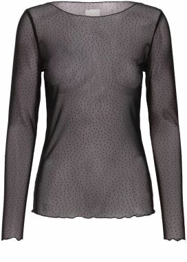 ICHI Tričko 'IHNOVIOLA'  čierna