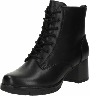 JANA Šnurovacie členkové čižmy  čierna