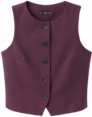 MANGO Vesta k obleku 'CANDELA'  vínovo červená