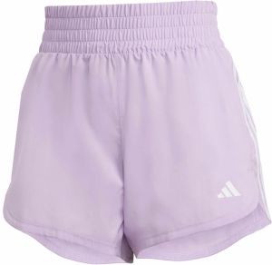 ADIDAS PERFORMANCE Športové nohavice 'PACER'  pastelovo fialová / biela