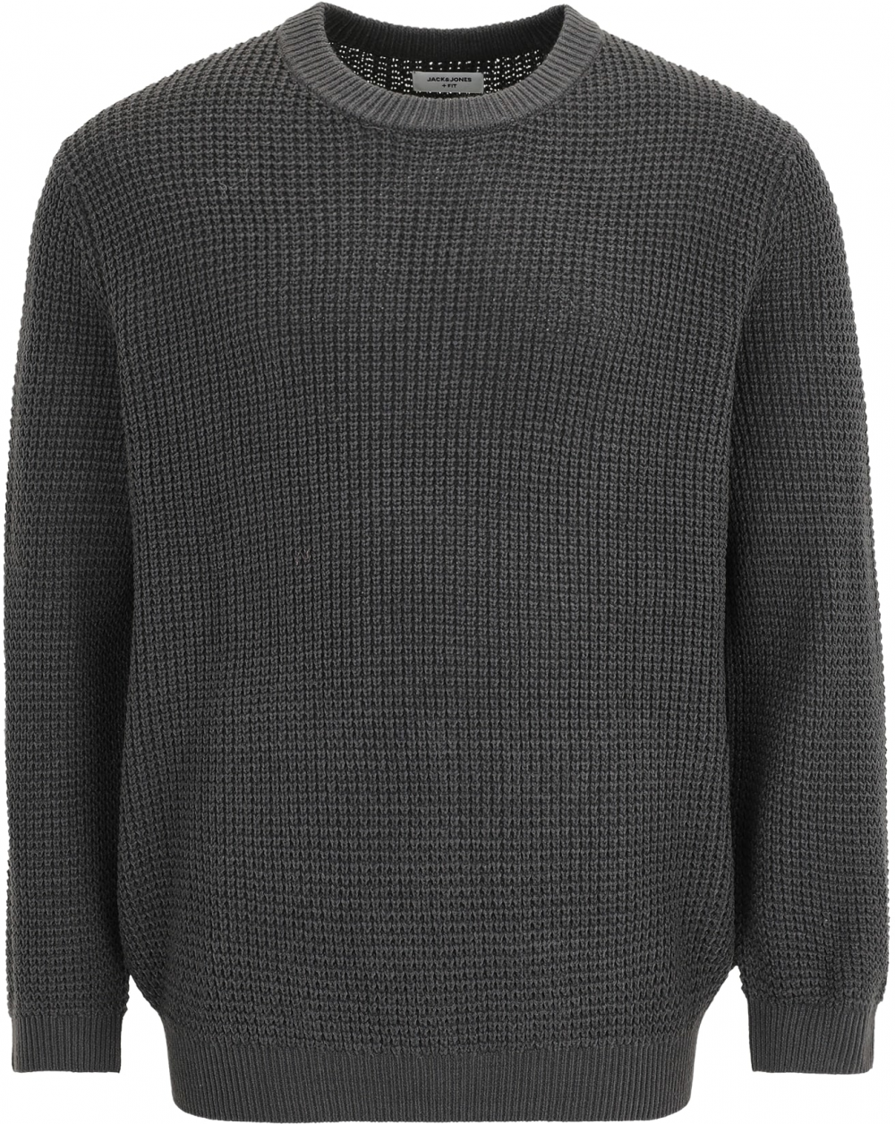 Jack & Jones Plus Sveter 'JJGLOBAL'  čadičová