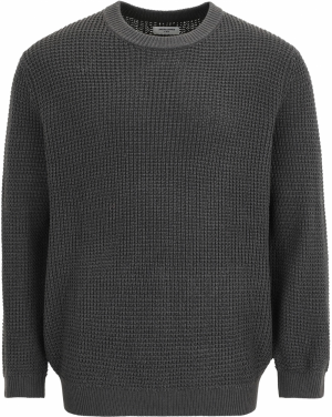 Jack & Jones Plus Sveter 'JJGLOBAL'  čadičová