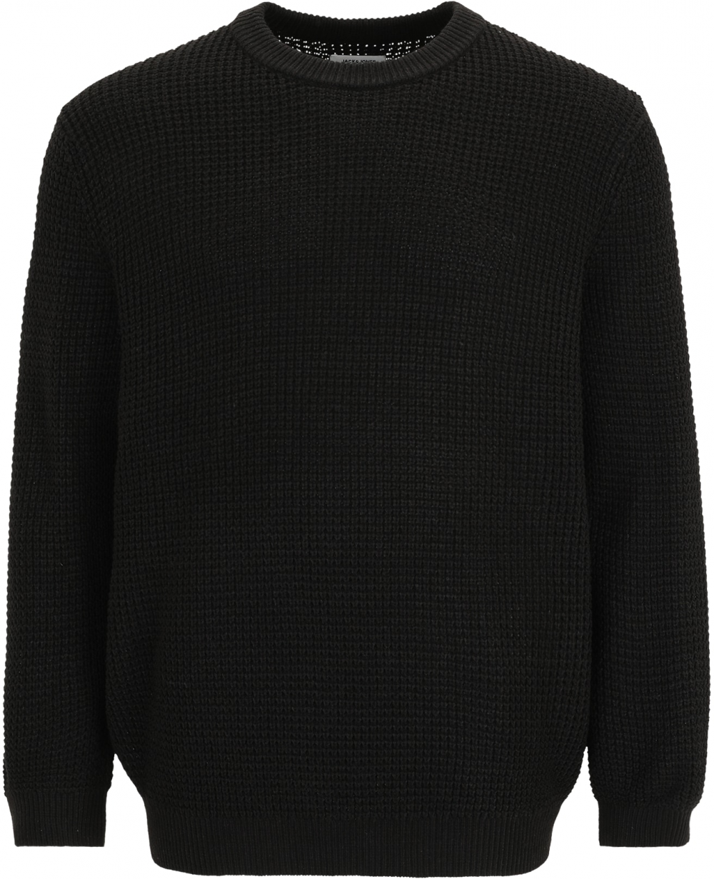 Jack & Jones Plus Sveter 'JJGLOBAL'  čierna
