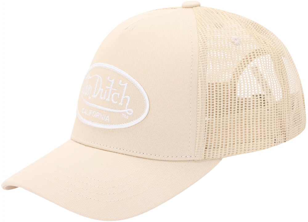 Von Dutch Originals Čiapka 'LOF'  krémová / biela