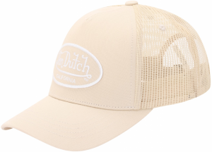 Von Dutch Originals Čiapka 'LOF'  krémová / biela