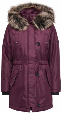 ONLY Zimná parka 'ONLIRIS'  svetlohnedá / černicová