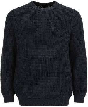 Jack & Jones Plus Sveter 'JJGLOBAL'  tmavomodrá