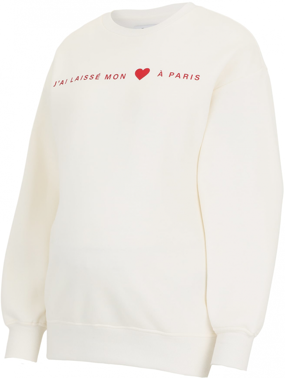 Only Maternity Mikina  krvavo červená / biela