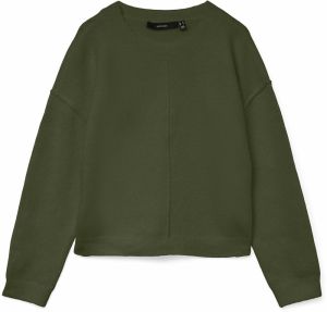 VERO MODA Sveter 'VMBESTI'  tmavozelená