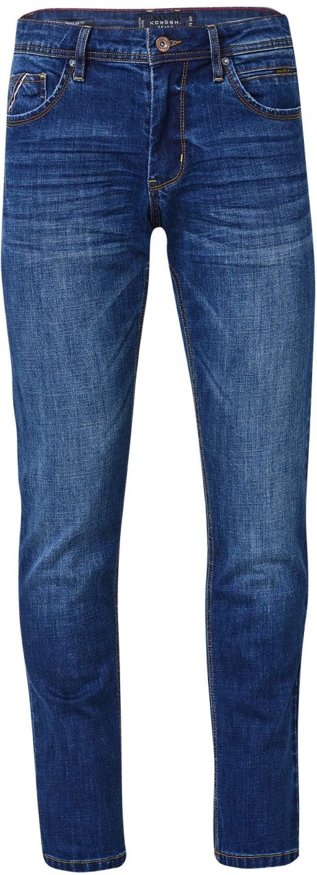 KOROSHI Džínsy  modrá denim